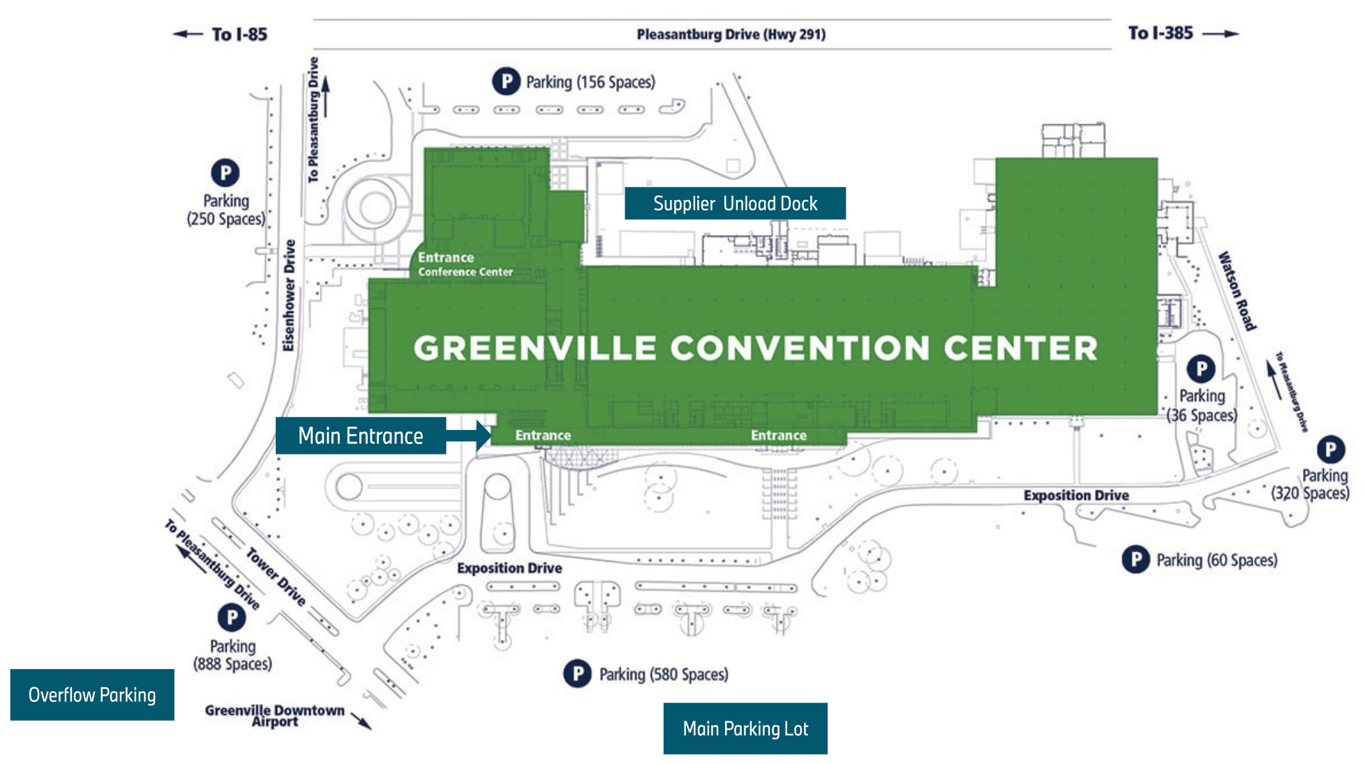 Convention Center Map XChange BMW Supplier Diversity Group